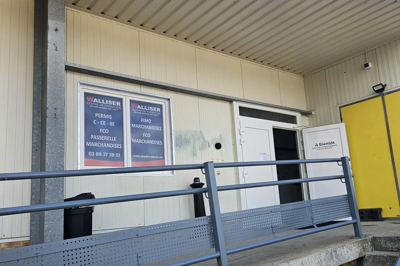 Le bâtiment du centre de formation, dans la zone d’activité Le Kaligone à Kingersheim.