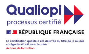 Qualiopi, processus certifié - République française. La certification qualité a été délivrée au titre de la ou des catégories d’actions suivantes : actions de formation.